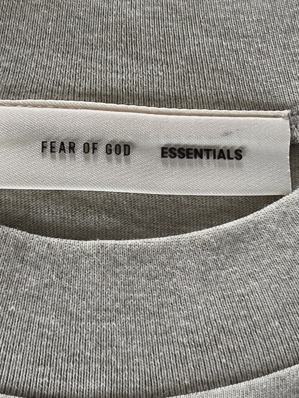 Fear of God Essentials Men’s OVERSIZED (Heather STONE) T‑Shirt & Shorts Set - Picture 4 of 11